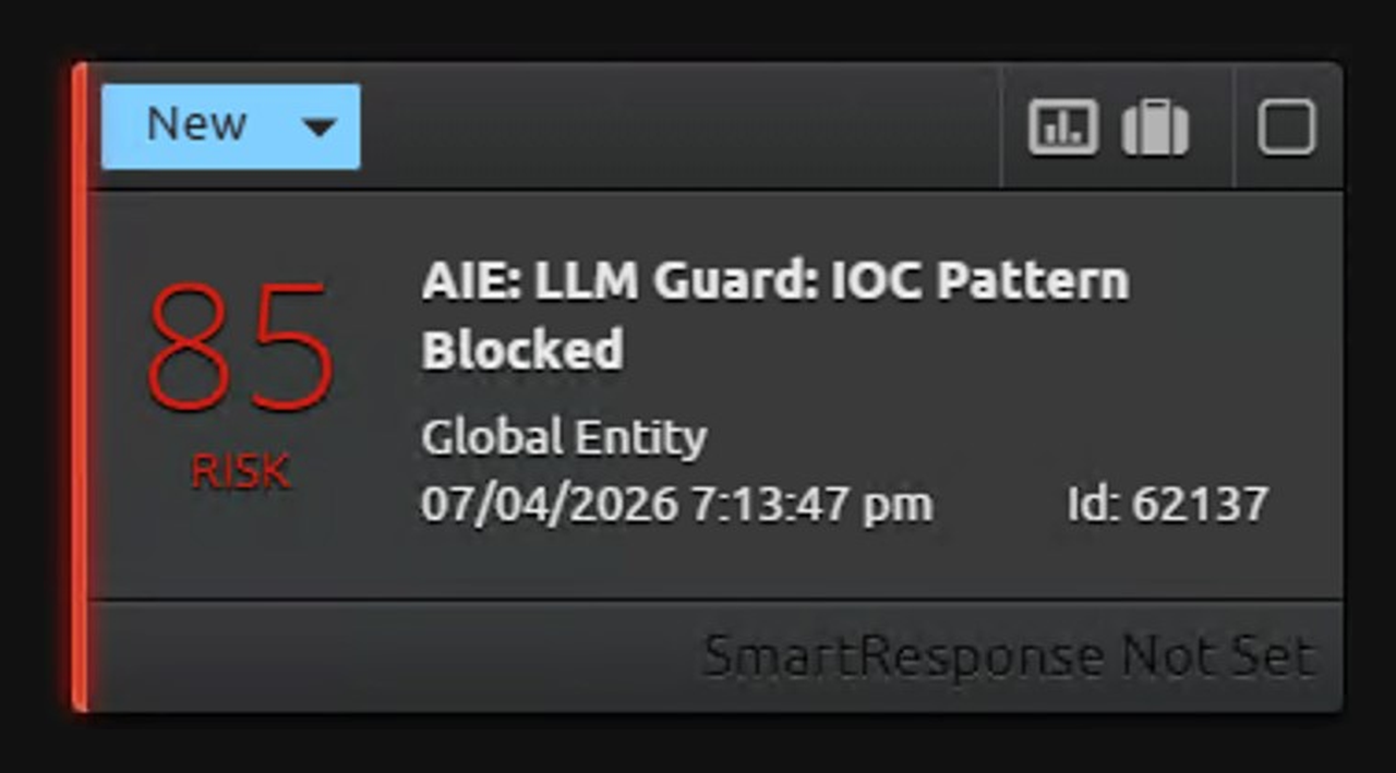 Figure 22: Malicious URL detection.